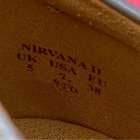 hotter womens nirvana II grey flat leather shoes US Size 7 - Picture 7 of 7